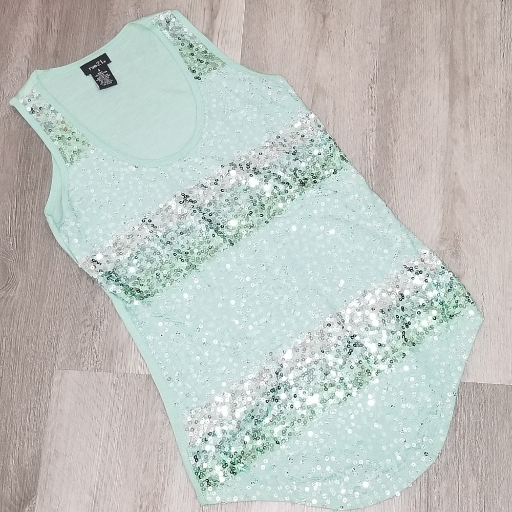 Glittery tank top